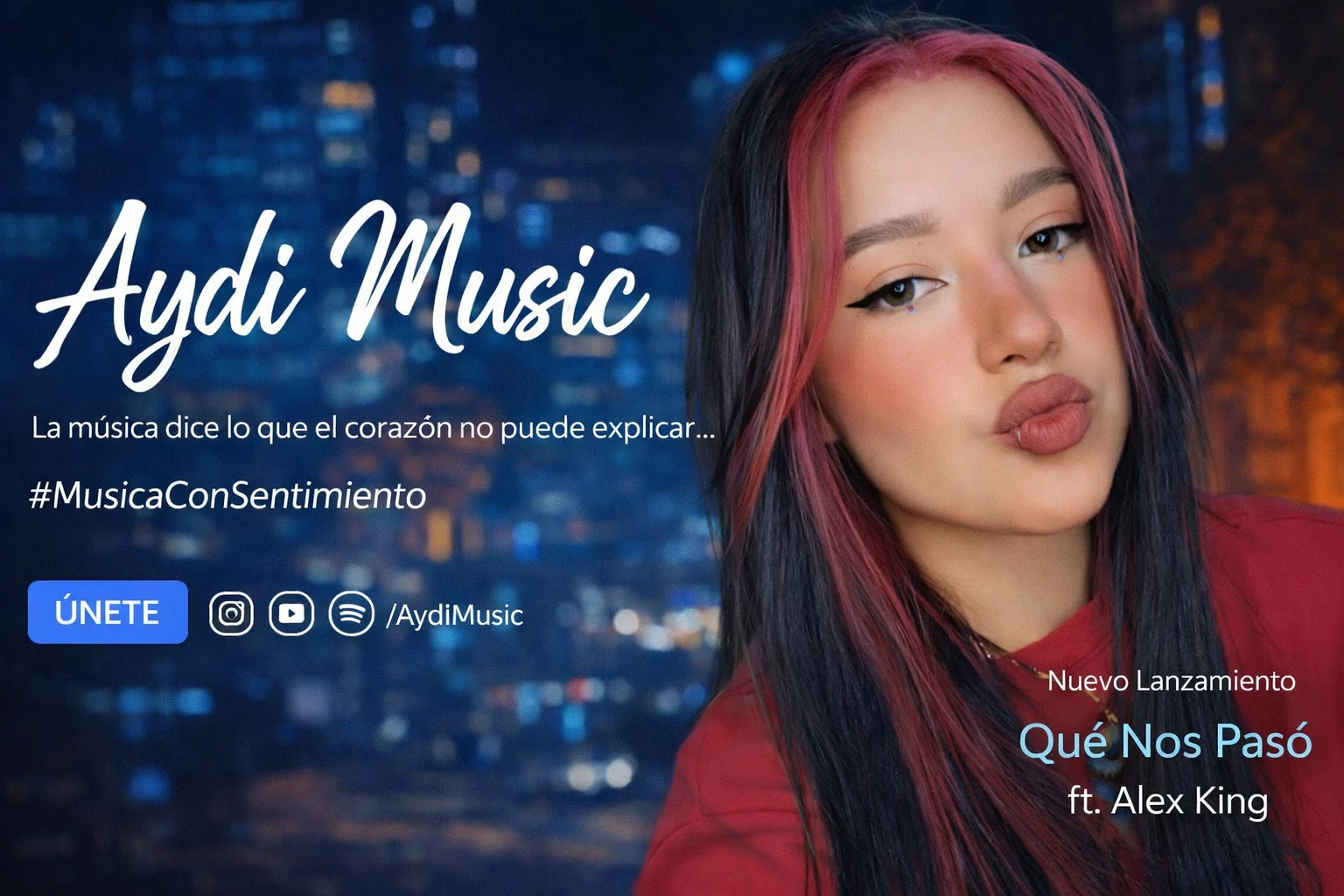 Aydi Music, cantante, compositora y bailarina venezolana