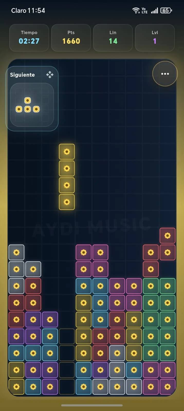 Partida de Aydi Puzzles en Android
